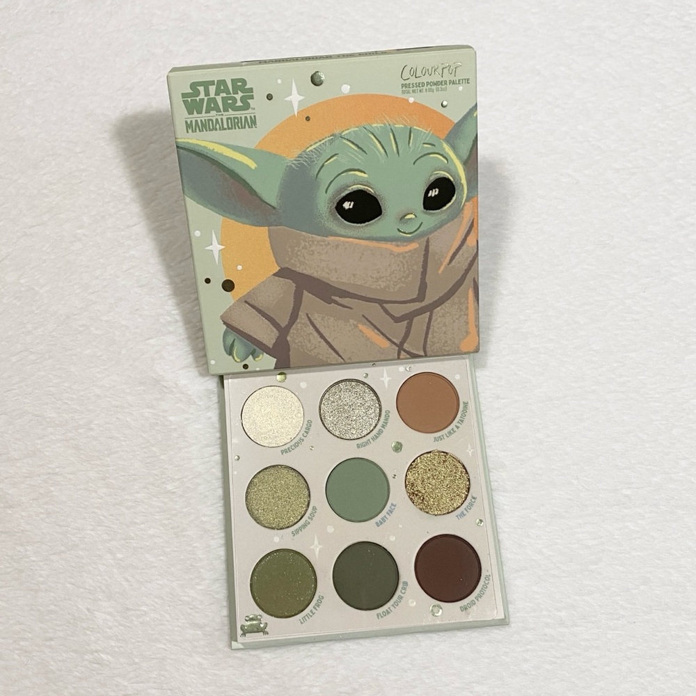 Colourpop Star Wars Mandalorian The Child Eyeshadow Palette
